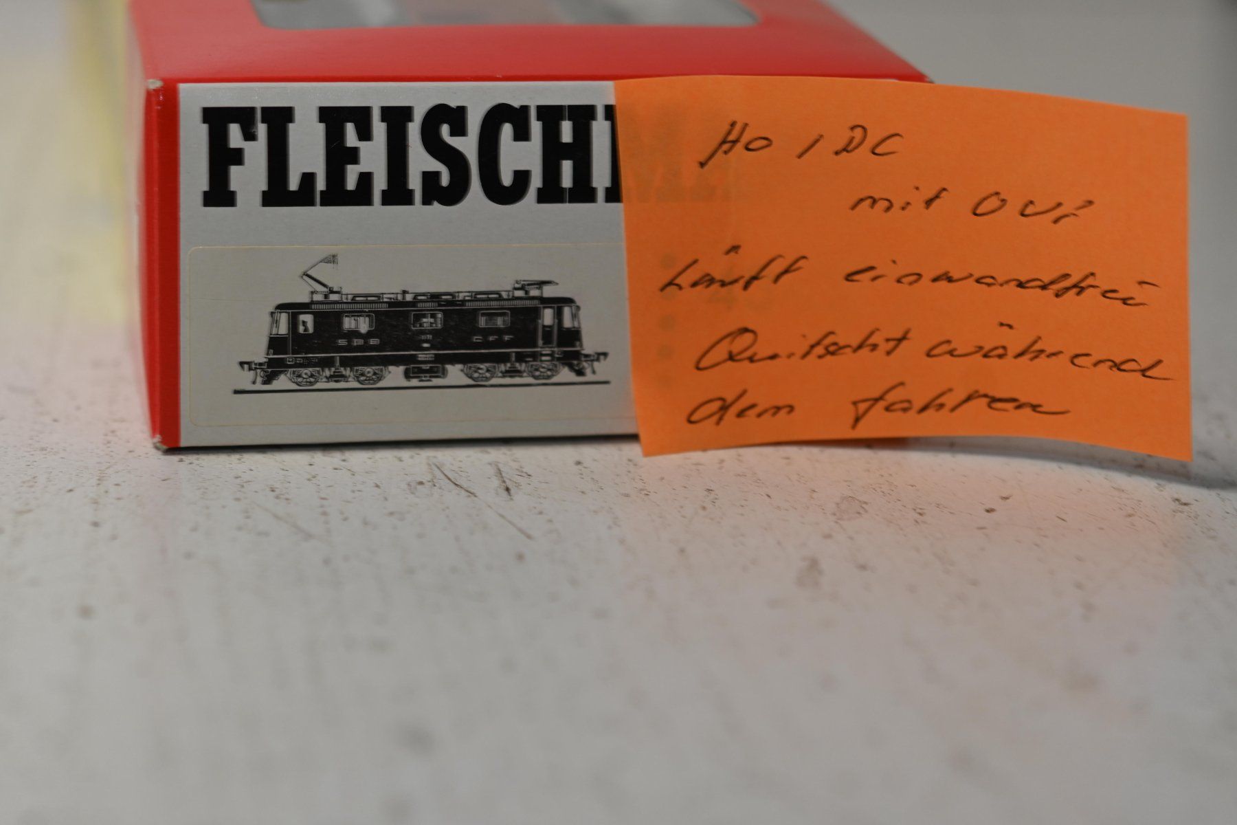 Fleischmann Modellini di ferrovie: Fleischmann H0/DC SBB Re 4/4 Lok mit OVP – Usato da Laupen ZH venduto da Zmoewe 8
