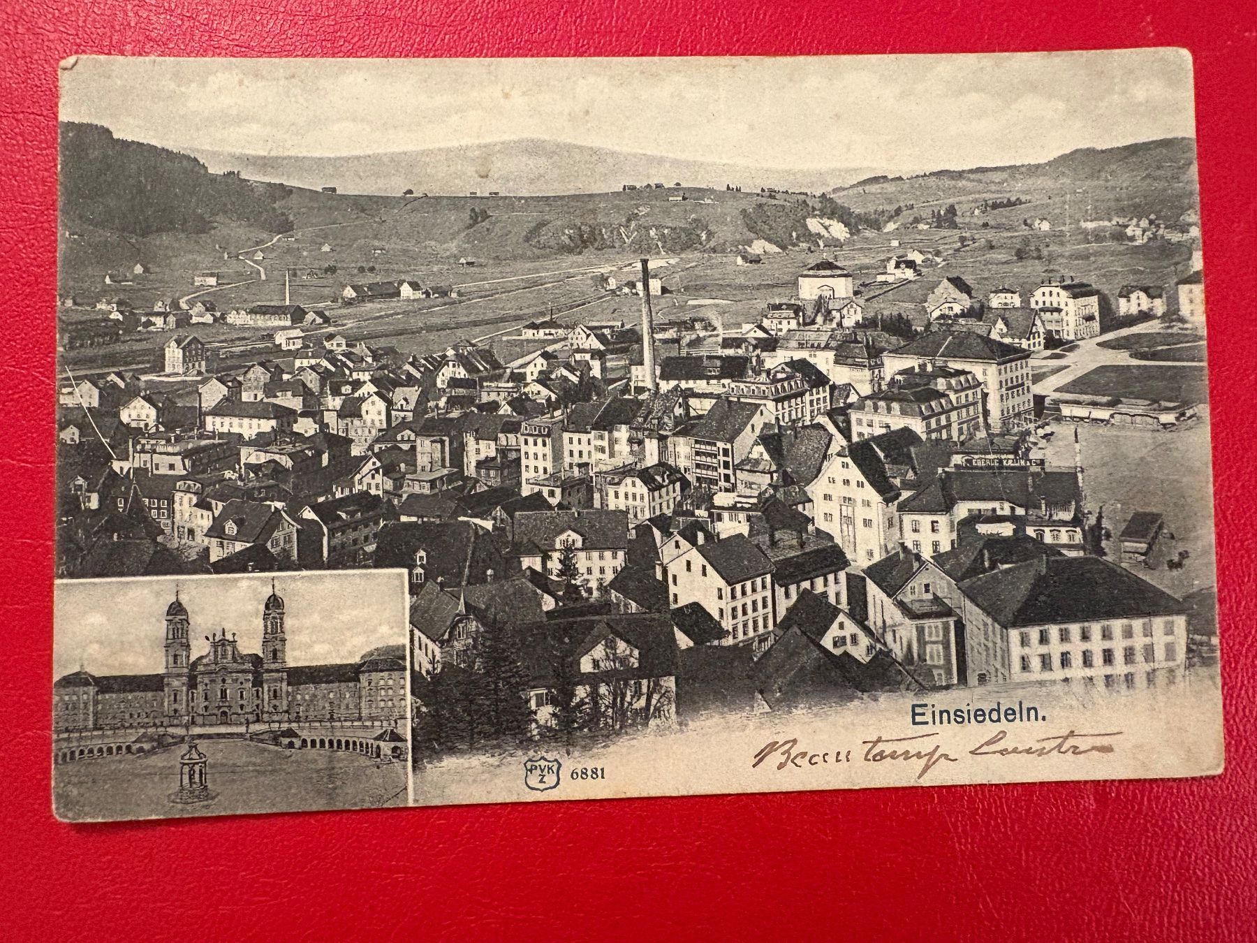 Cartoline postali: 1905 // Einsiedeln – Usato da St-Légier-La Chiésaz venduto da Theo005