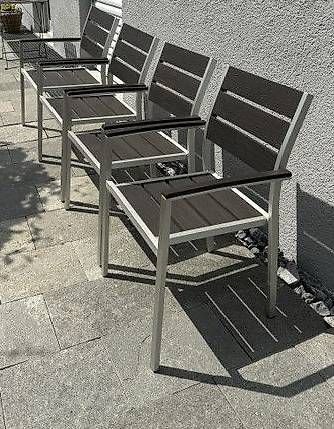Stühle: BELIANI Gartenstuhl 4er Set "schöner, sauberer Zustand" – Gebraucht aus Hausen AG von Sonnenblume1_3 3