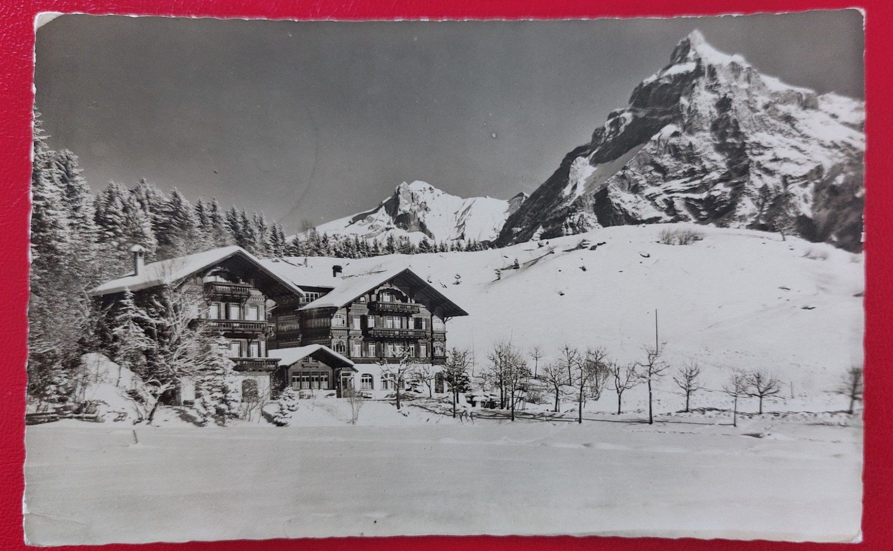 Cartoline postali: Kandersteg ; Hotel Waldrand 1961 – Usato da St-Légier-La Chiésaz venduto da Theo005