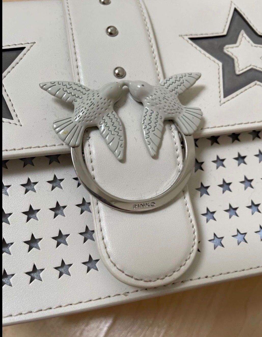 Pinko Taschen für Damen: Pinko Ledertasche weiss – Gebraucht aus Arch von Kiki99kiki 3