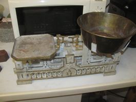 Antike Waage 5kg KRUPS Gusseisen - funktioniert