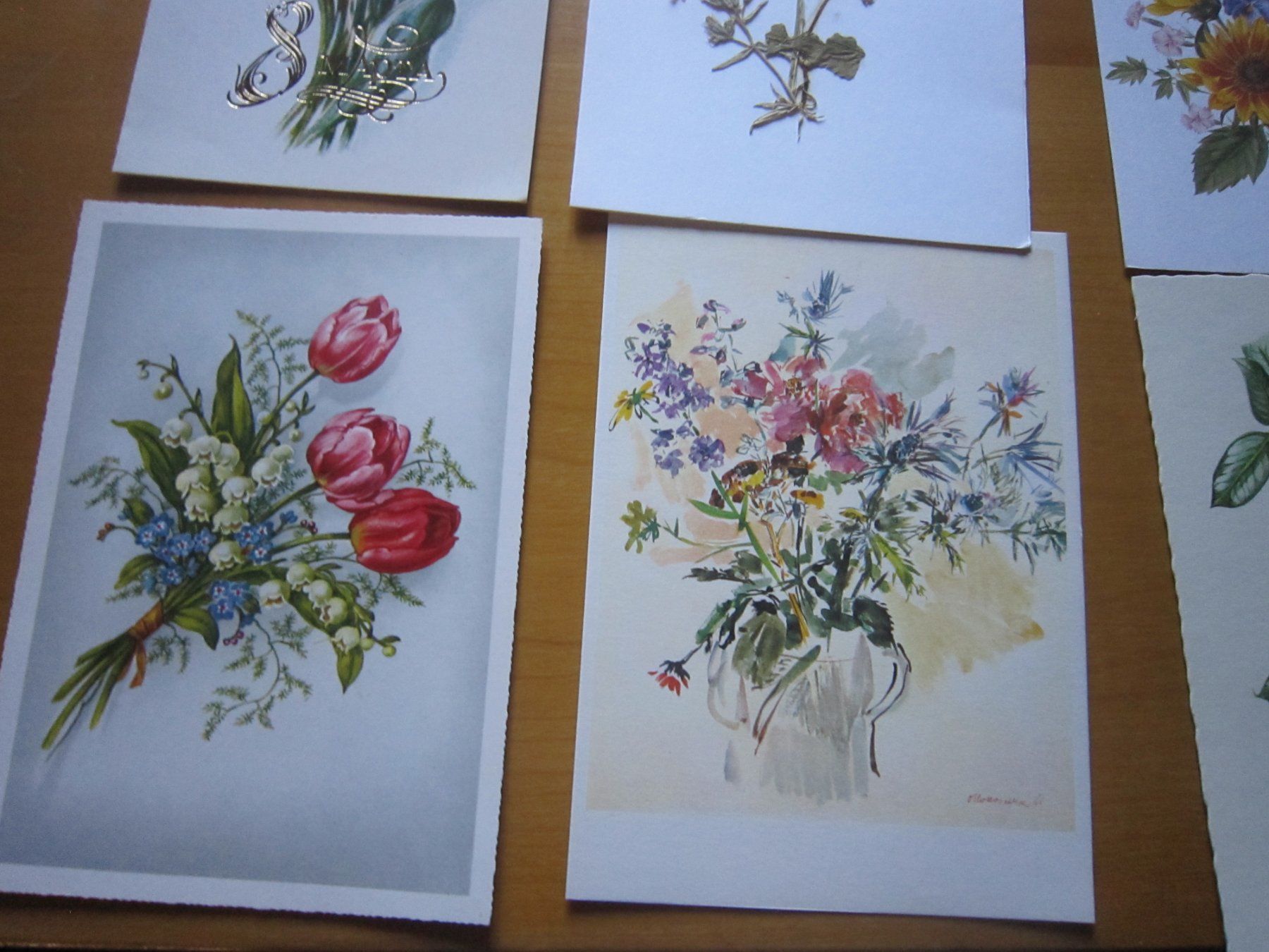 Cartes postales: No 2 Postkarte Blumen 1925 – D'occasion à Gordola par Polentaefung 3