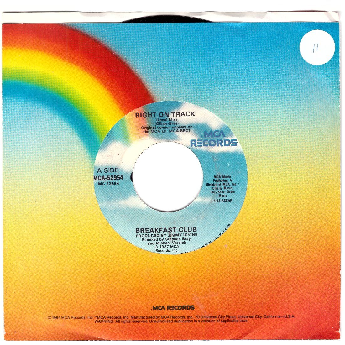 Dischi in vinile: BREAKFAST CLUB – Usato da Bassersdorf venduto da house-of-vinyl