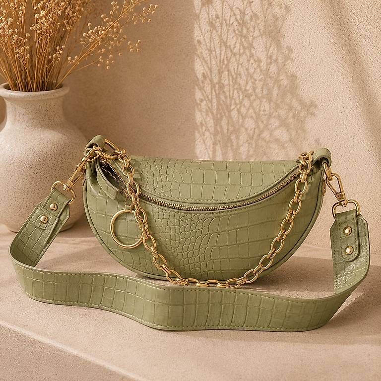 Taschen für Damen: BORSA VERDE SALVIA – Neu und originalverpackt aus Lugano von solowolford