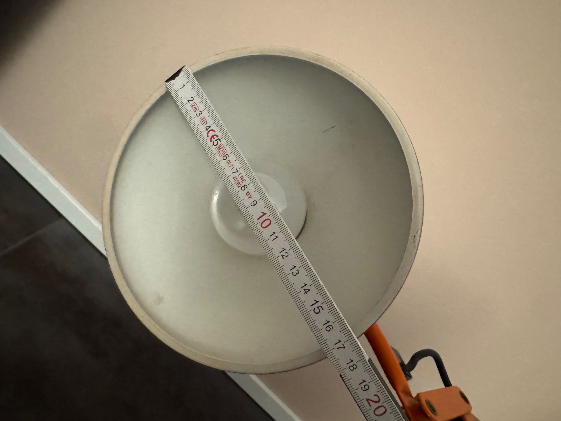 Lampade: Vintage Scherenlampe orange, Hustadt 1970er – Usato da Schaffhausen venduto da Mano99 8
