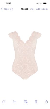 Piqyourdress - Grösse XS - Faded Blush - Kurzarm Brautbody