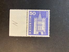 Schweiz 1961 Rollenmarke 50 Rp. pfr. Rollenanfang Rand N2000