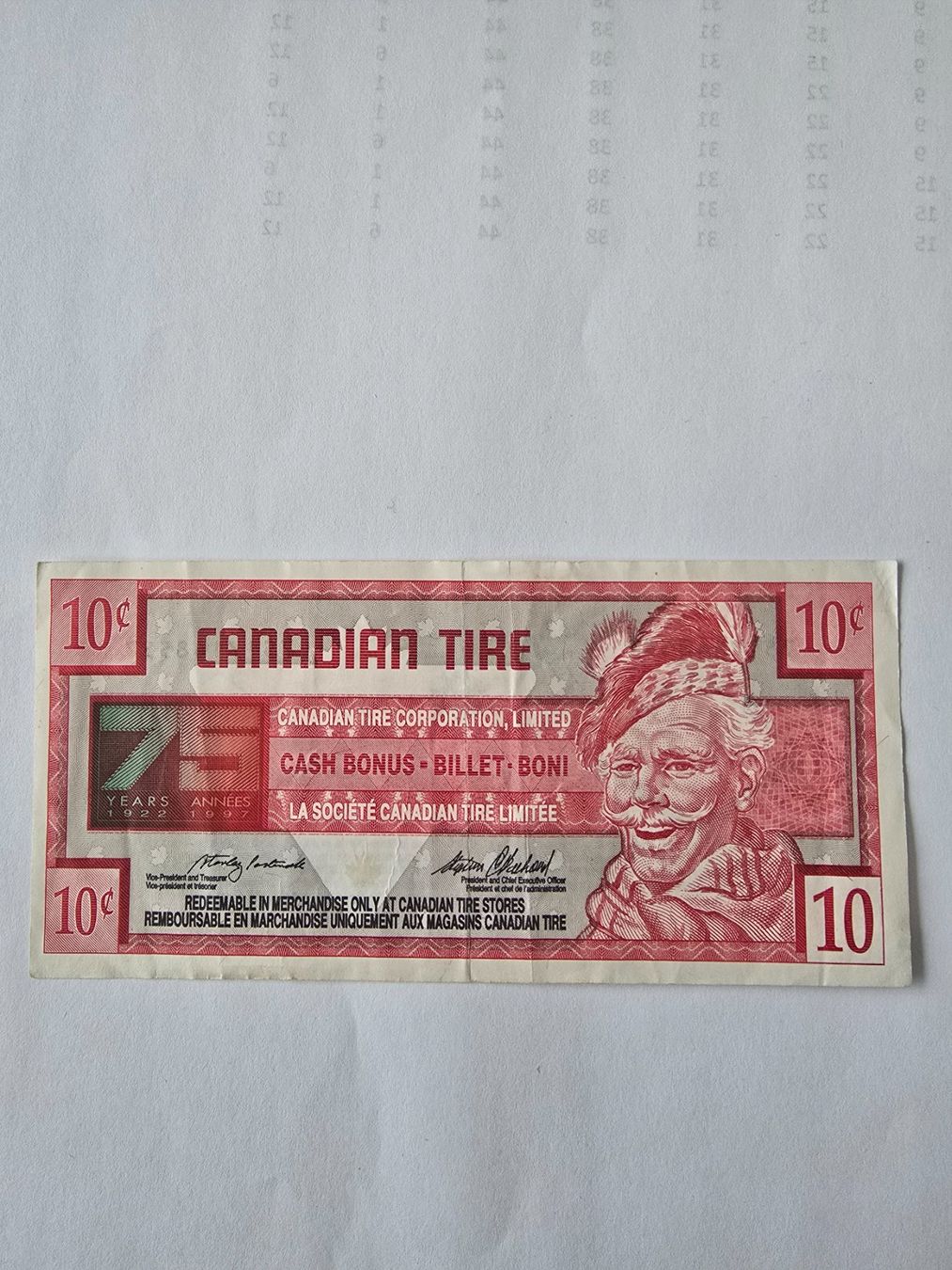 Buoni: Canadien Tire 10 / C – Usato da Neuenhof venduto da brasvarela