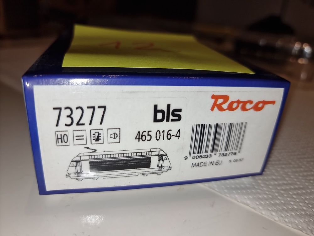Roco 73277 Re 460 BLS BLACK PEARL - H0 DC digital mit Sound (Neu ...