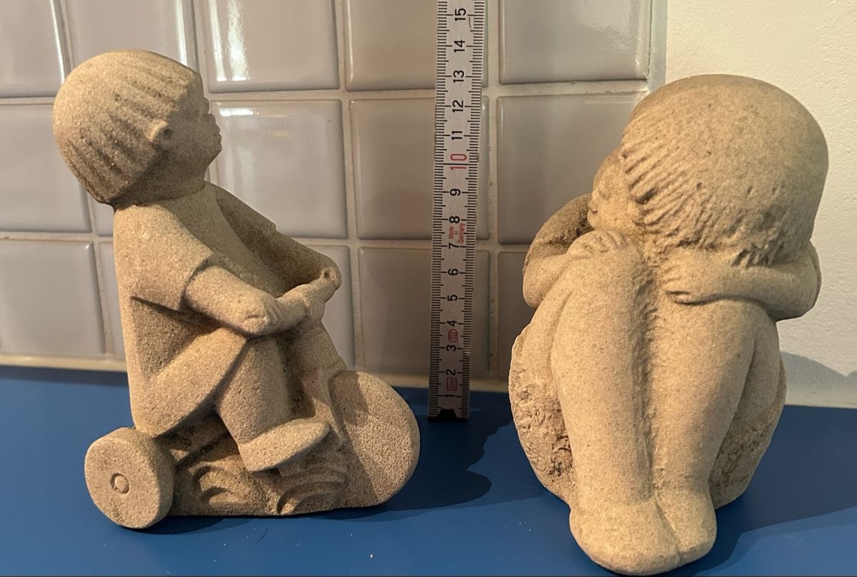 Statuette: Figuren aus Sandstein  – Usato da Bülach venduto da larson27 5