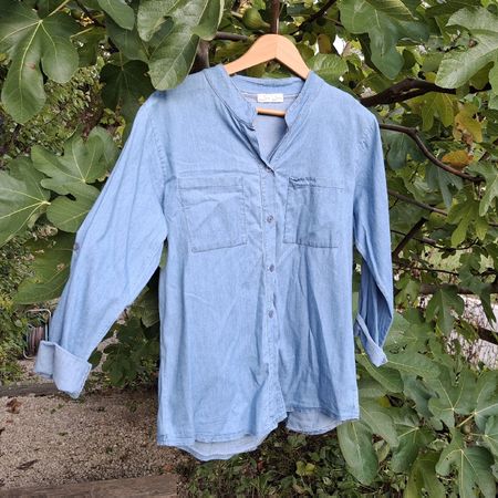 Jeansbluse Sa'Sa, Grösse S, wie neu!