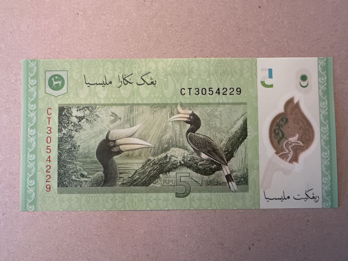 Banknoten: MALAYSIA, 5 Ringgit UNZ Top – Neu (gemäss Beschreibung) aus Zollikofen von Wpelikan 1