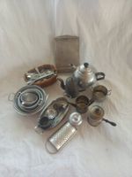 Lot d'ustensiles miniature en métal pour cuisine enfant