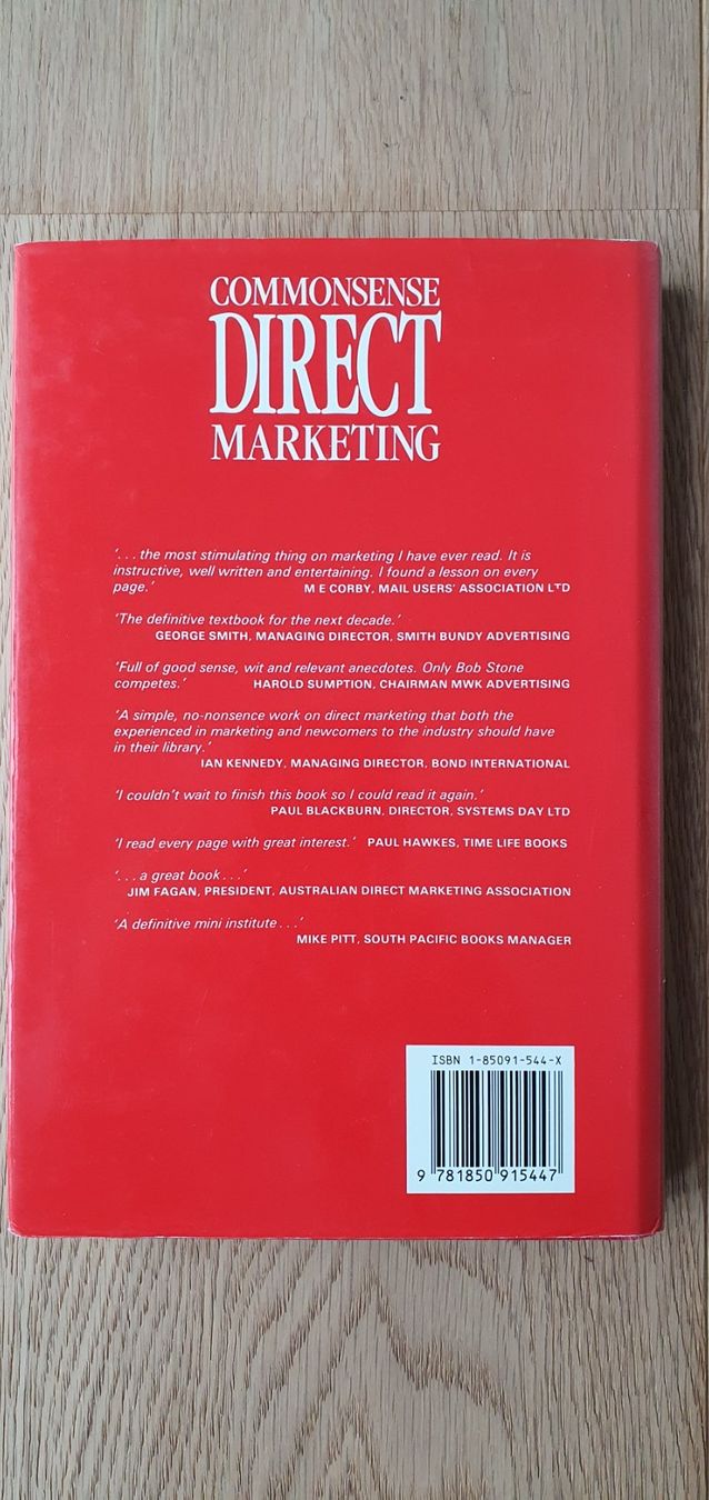 Bücher: Commonsense Direct Marketing by Drayton Bird – Neu (gemäss Beschreibung) aus Rothenburg von Ajax111 4