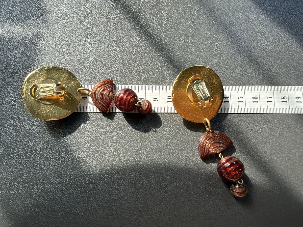 Boucles d'oreille: Vintage Ohrringe Clips Luxus Modeschmuck   – D'occasion à Lamone par LaCantinaMagica 5
