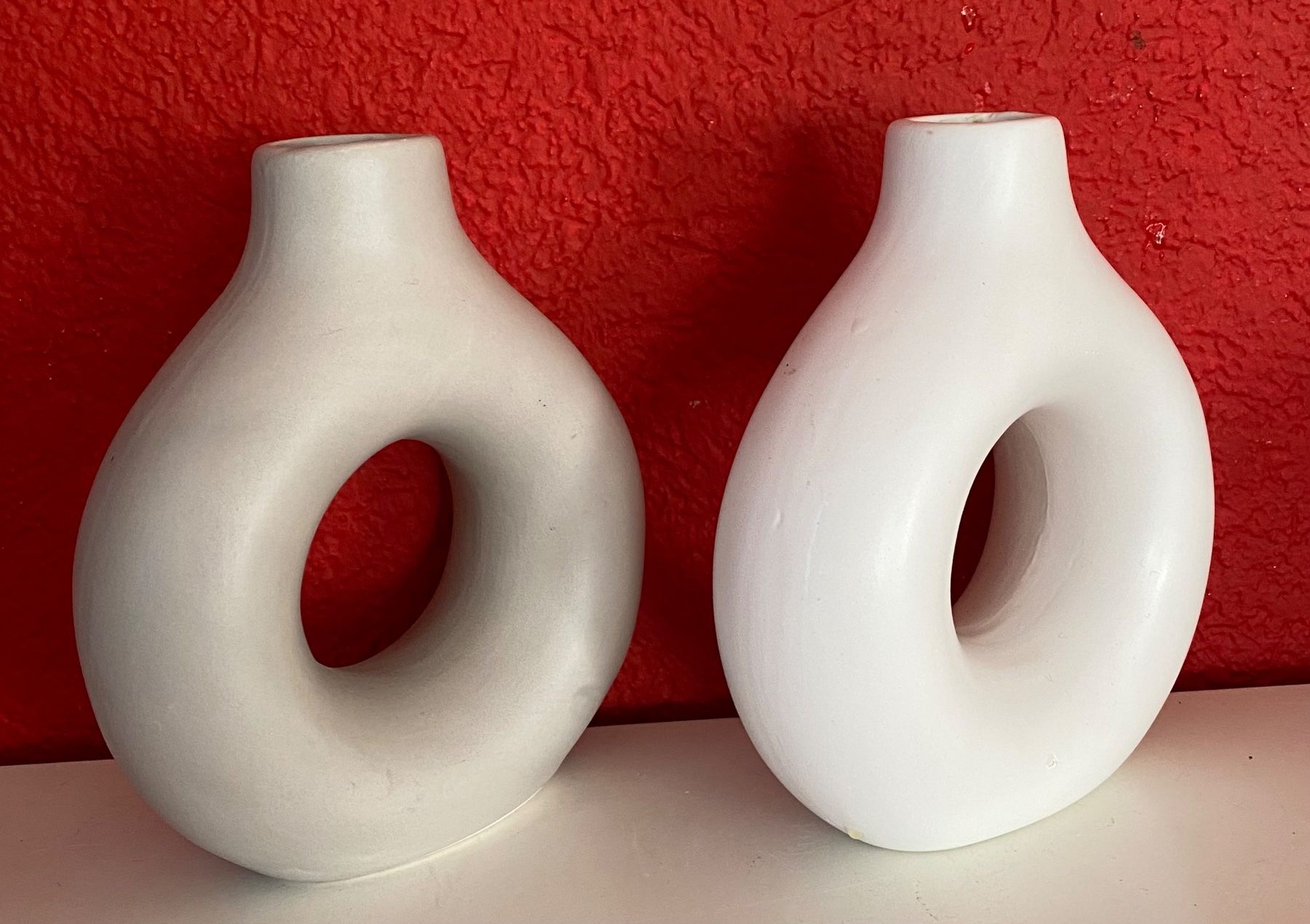 Vasi & Recipienti: 2er Set Design Vasen, Keramik, Weiss,Grau,Modern Style – Nuovo e nell'imballaggio originale da Zäziwil venduto da Emlea 6