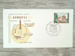 TR73 Enveloppe + Timbre Belgique 1963