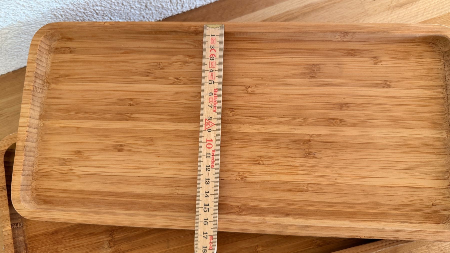 Servierplatten: BLOMUS - 4 Bambus Tablett Schalen Platte – Gebraucht aus Winterthur von Secondhand-Family 3