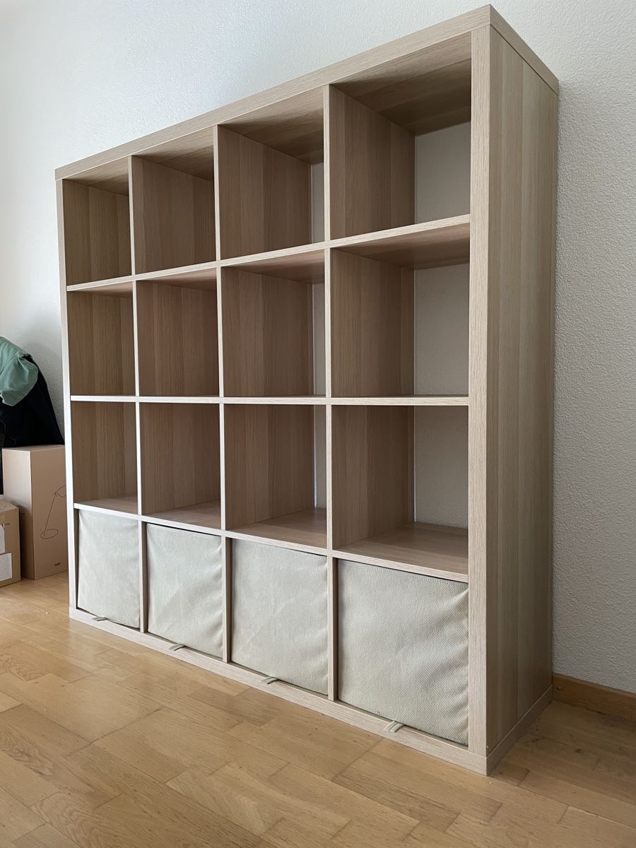 Ikea Regale: Ikea Kallax Regal 4x4 – Neu (gemäss Beschreibung) aus Zürich von richarizla