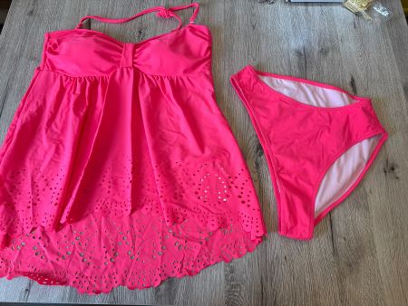 Badekleid Gr. L Pink, Sommer-Look, für Strand & Pool, To...