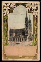 Litho Basel, Münster, Lilien, Passepart