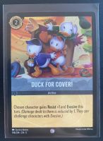 Lorcana FOIL DUCK FOR COVER ! 198/204 EN-5 Common