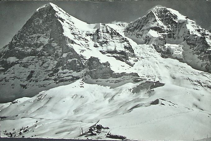Cartes postales: GRINDELWALD Kl. Scheidegg Eiger und Mönch – D'occasion à Jona par philajona