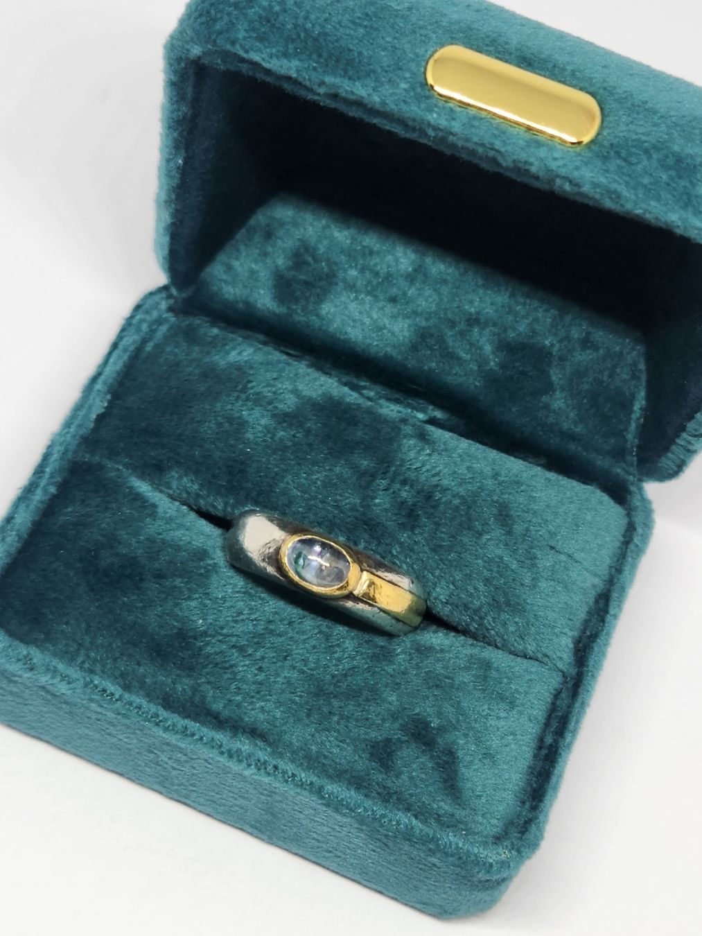 Ringe: Handgefertigter Silberring 925 mit blauem Saphir, Grösse 51 – Gebraucht aus St. Gallen von GIULESGG 3