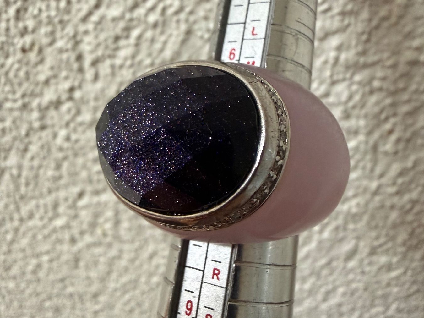 Anelli: Massiver Rosenquarz Ring – Usato da Spiegel b. Bern venduto da Rogger72 7