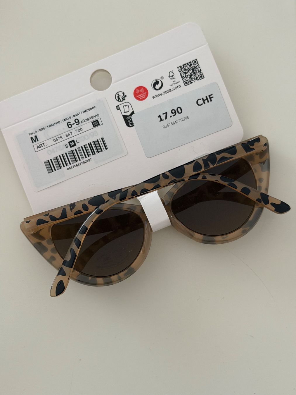 Zara Occhiali & Lenti: Zara Kinder Sonnenbrille – Nuovo e nell'imballaggio originale da Solothurn venduto da Vintage87 1