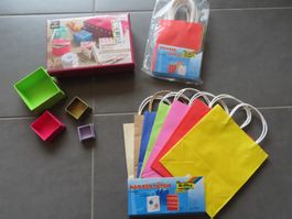 Geschenkverpackungen Tüten/Schachteln zum Gestalten ***NEU**
