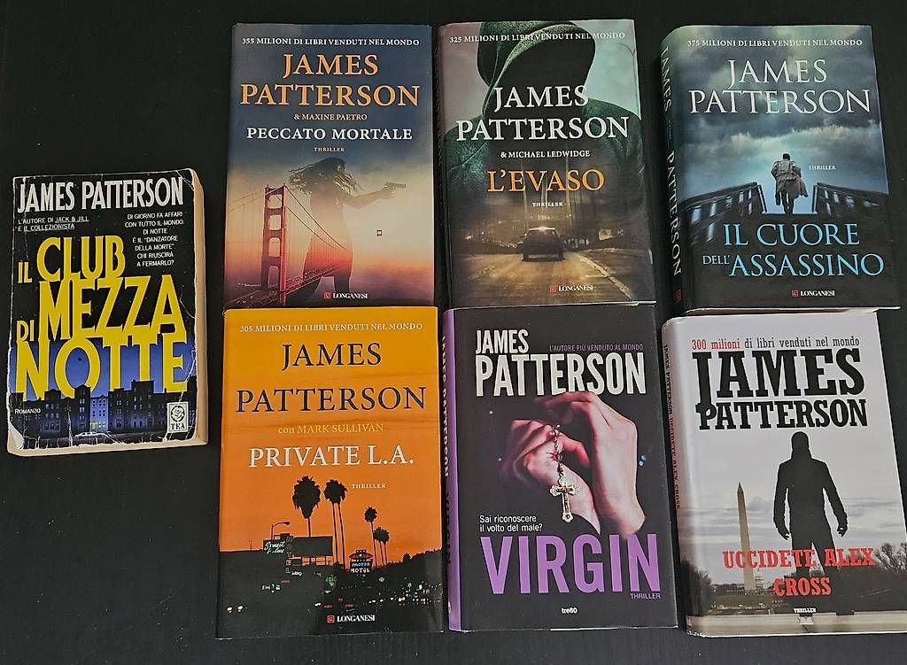 Libri: 7 libri di James Patterson – Usato da figino venduto da ame_frv2