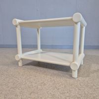 Beistelltisch Coffee-Table Holztisch mit zwei Ablagen