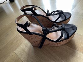 Sandalettes 38, compensées