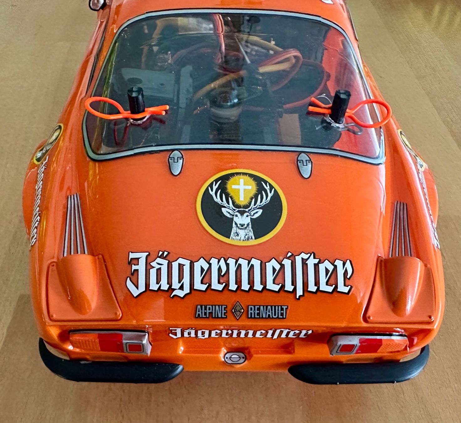 Tamiya Modellismo RC: Tamiya RC Renault Alpine Jägermeister – Usato da Oftringen venduto da ib.85 3