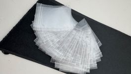 Verschliessbare Zip Beutel, wiederverwendbar, 50 x gebraucht