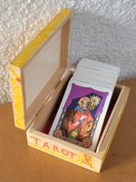 Von 1992 spezielle, schöne Tarotkarten AGM in Holzbox