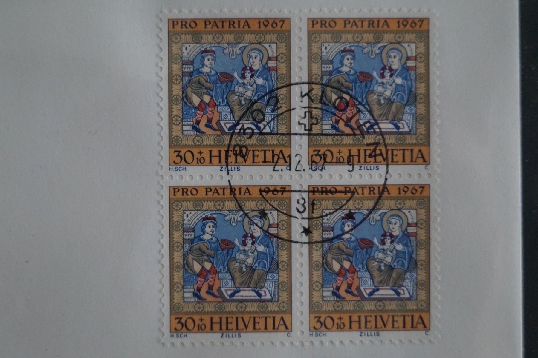 Tutti i francobolli: Pro Patria Briefmarken Kollektion – Usato da Nürensdorf venduto da Jx3p 5