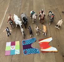Schleich Pferde Set mit Figuren und Zubehör gebraucht