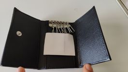 Schlüsseletui Henson&Henson, Leder schwarz, Neu (W11)