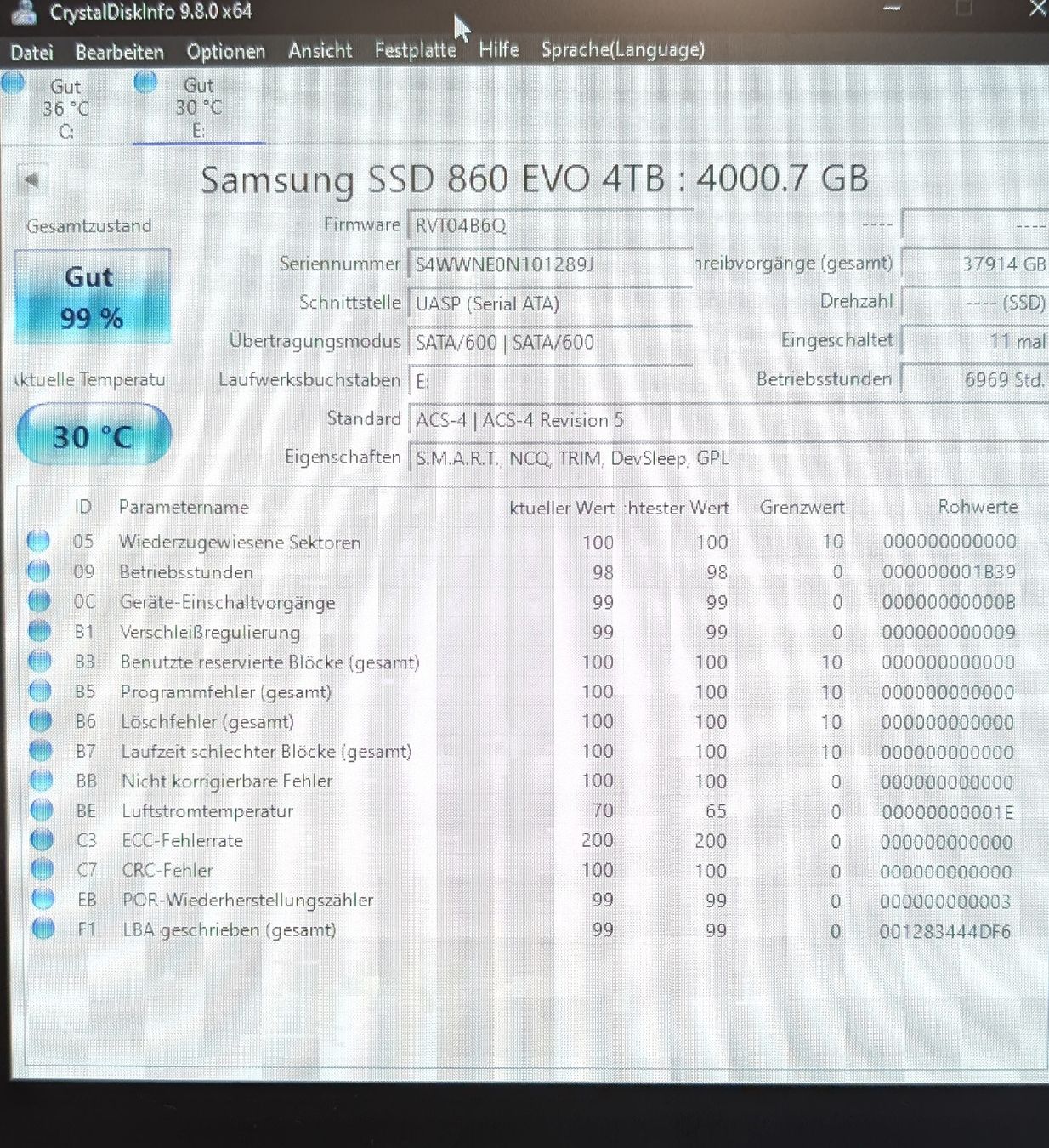 Samsung Dischi rigidi: 2.5" SSD Samsung 860 Evo 4TB – Usato da Aadorf venduto da Thepacman 2