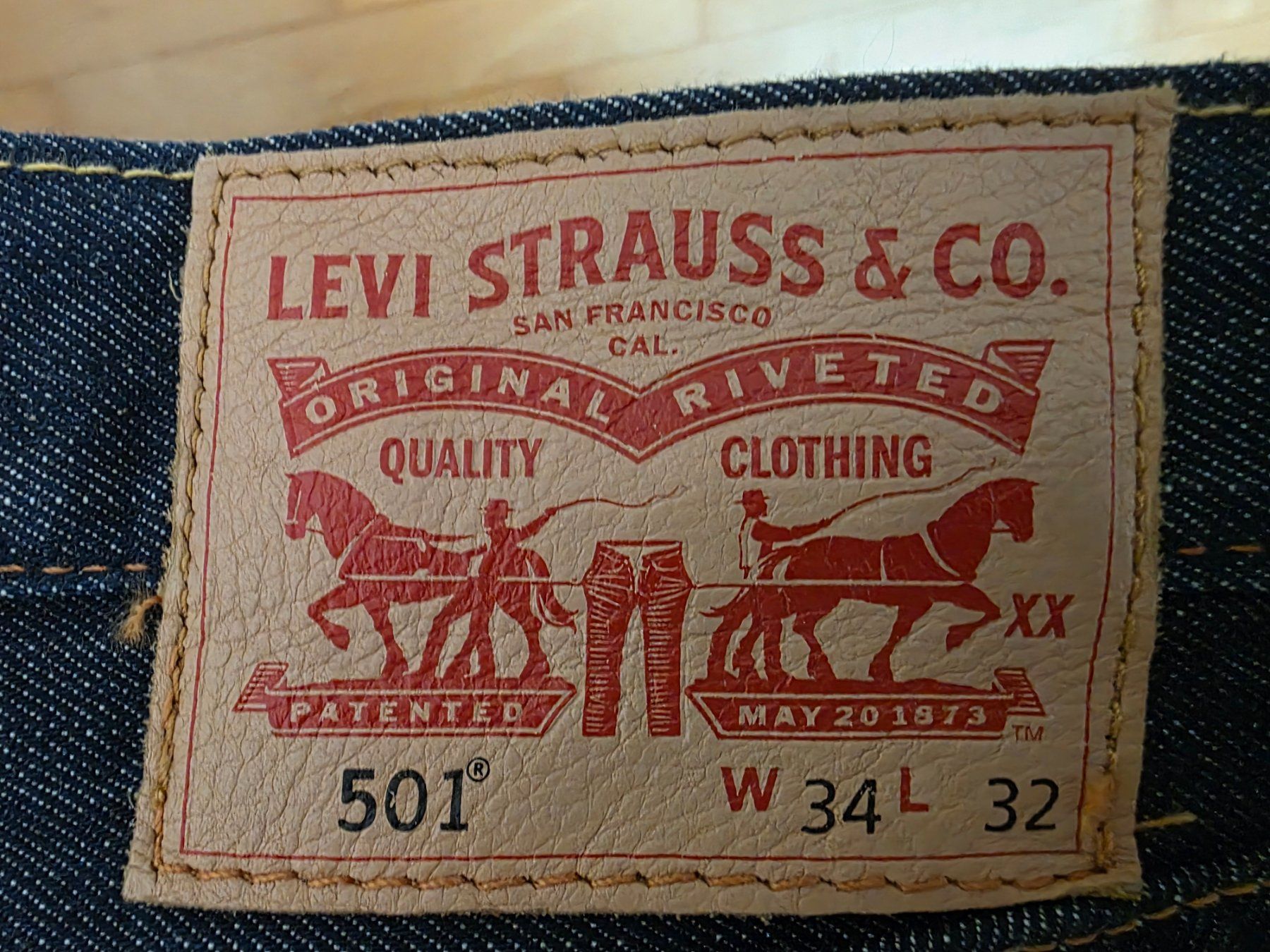 Jeans: Herren Jeans Levi Strauss & Co. dunkelblau – Nuovo (secondo la descrizione) da Rotkreuz venduto da sheyenne72 3