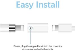 Für Apple Pencil 1G.Lightning Lade Adapter iPad Pro Air Pen