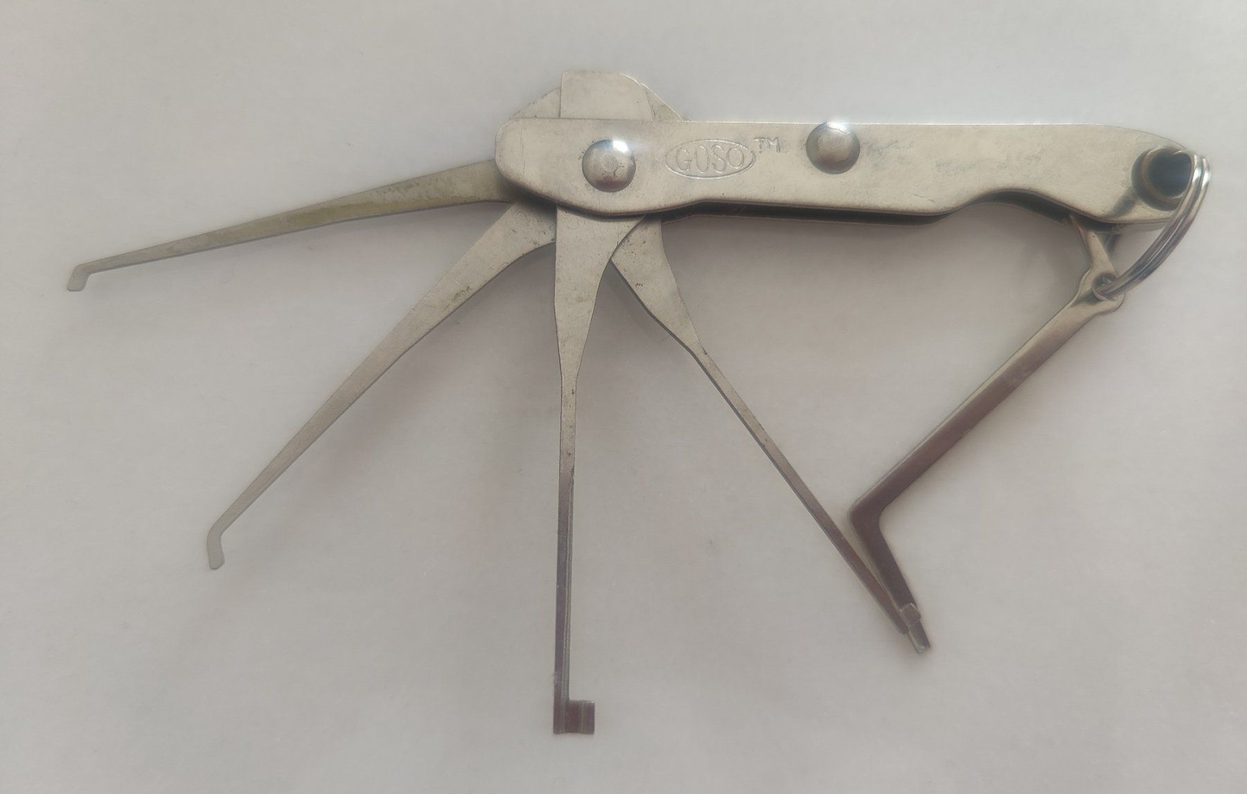 Tutti gli attrezzi: GOSO Foldable Lock Pick Set GOSO – Nuovo (secondo la descrizione) da Zürich venduto da skylan 1