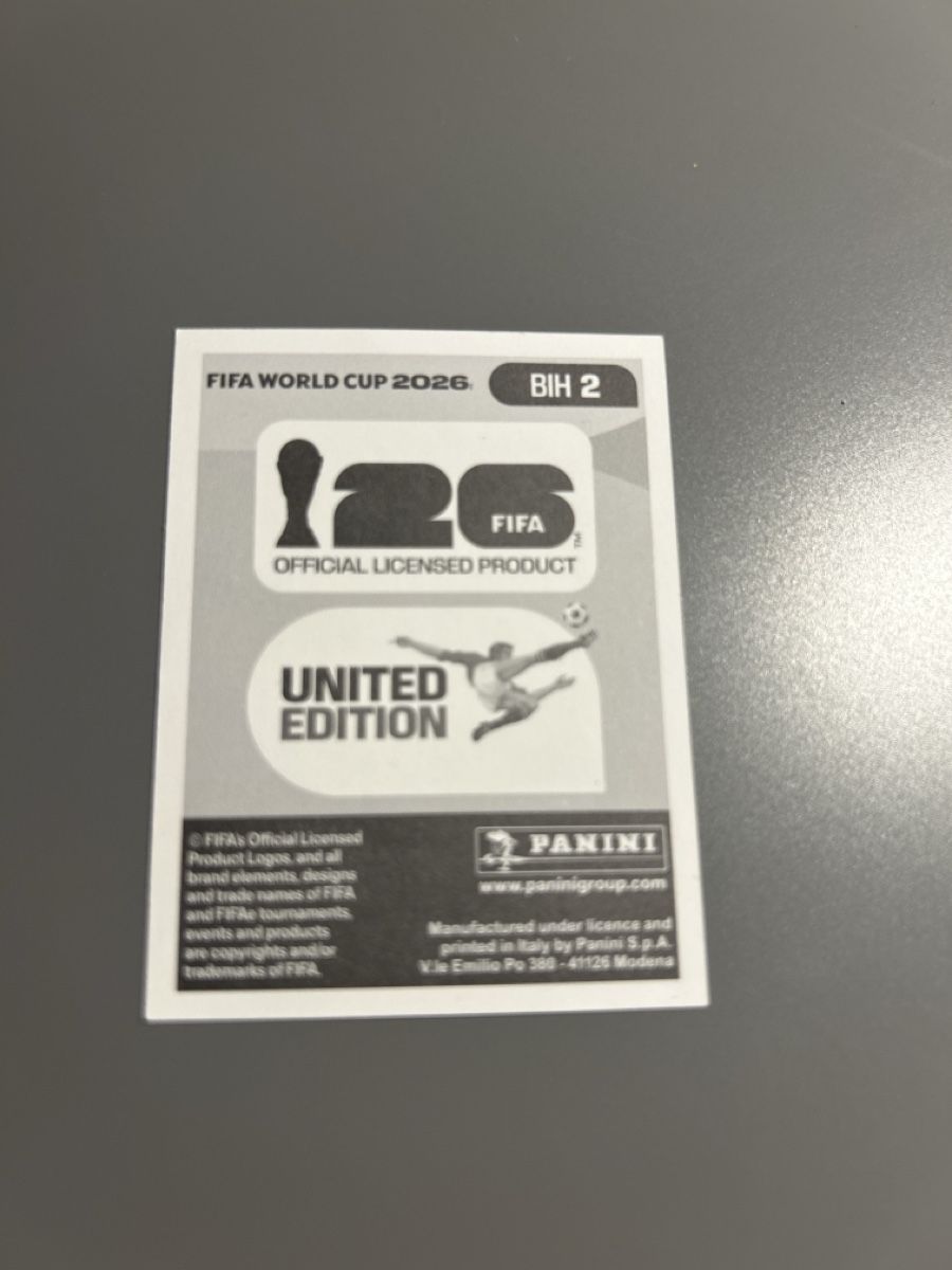 Panini Carte collezionabili: Panini BIH2 FIFA World Cup 2026 Sticker – Usato da Boniswil venduto da sim_7zhp 1