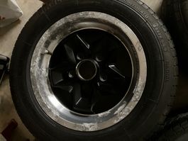 4x Porsche Hackmesser 7x15 ET 23