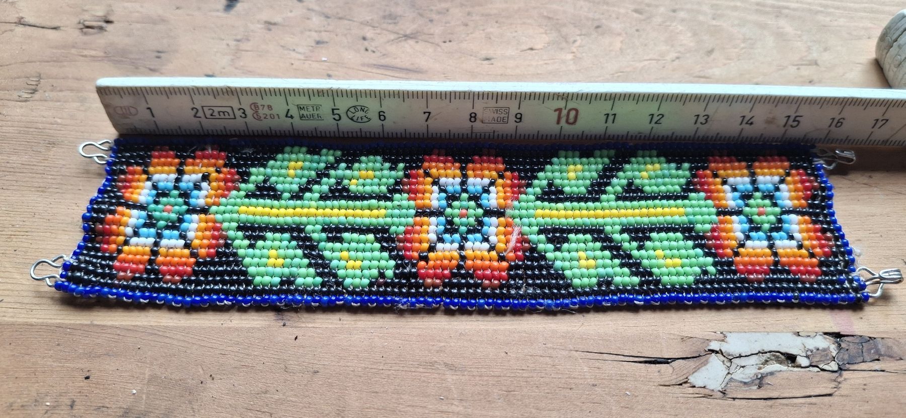 Bracciali & Braccialetti: wunderschönes Armband mit Blumenmuster, huichole – Usato da Brienz BE venduto da mondchatz1 4
