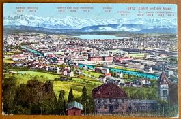 Zürich - Panorama. 1912