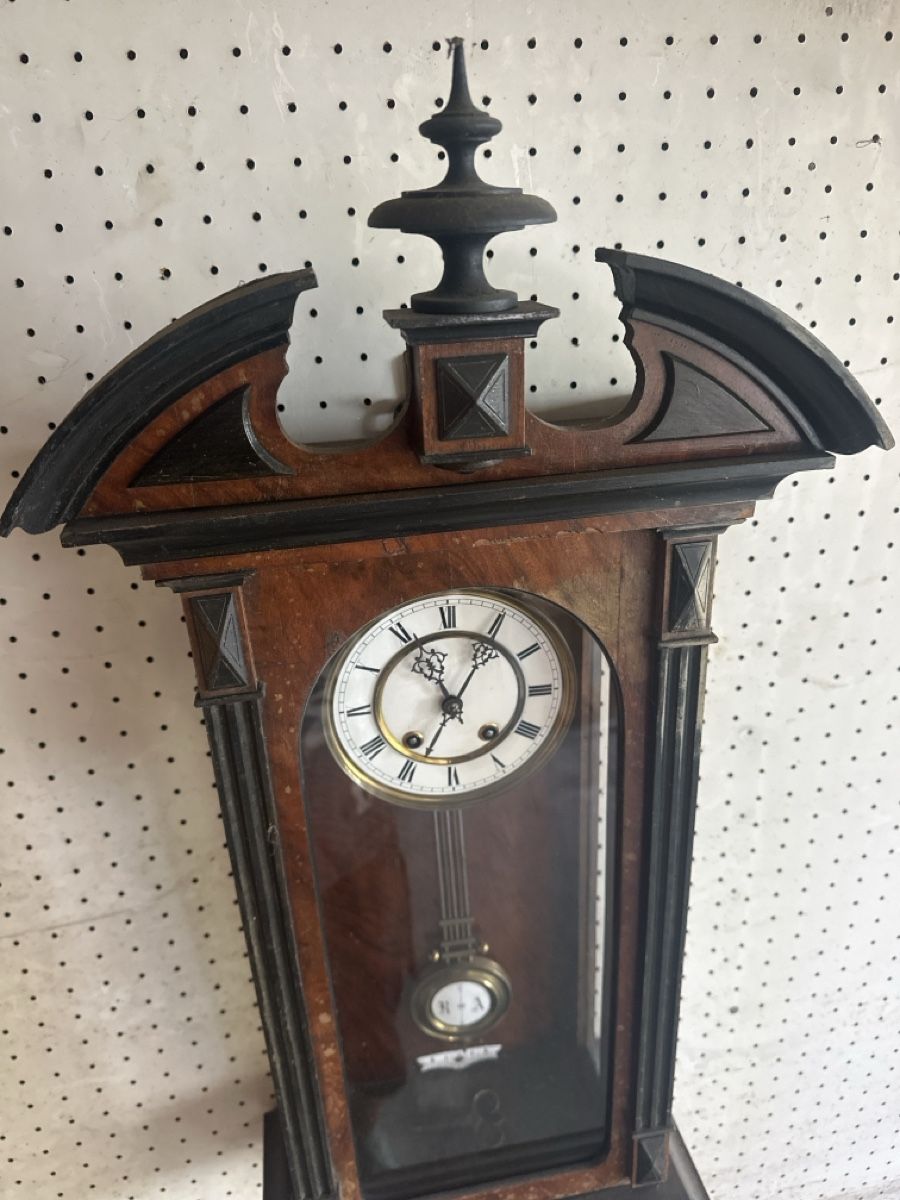 Orologi da terra & Orologi da parete: Antike Wanduhr Pendeluhr – Difettoso da Baar venduto da Hillsboro 3